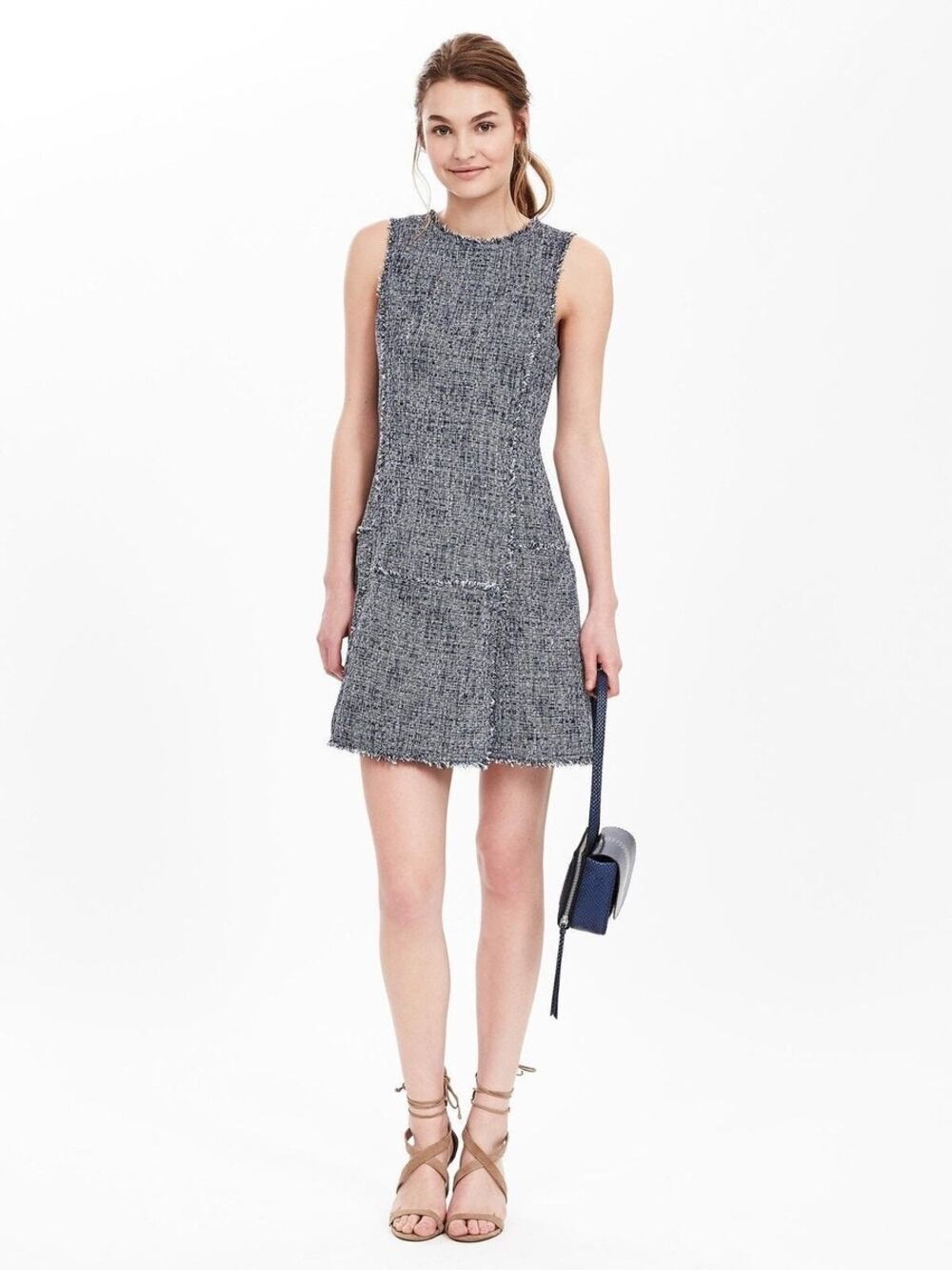Banana Republic Tweed Sleeveless Dress Size 0
